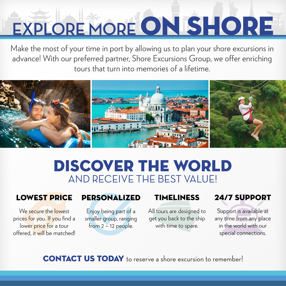 shore excursions group infographic