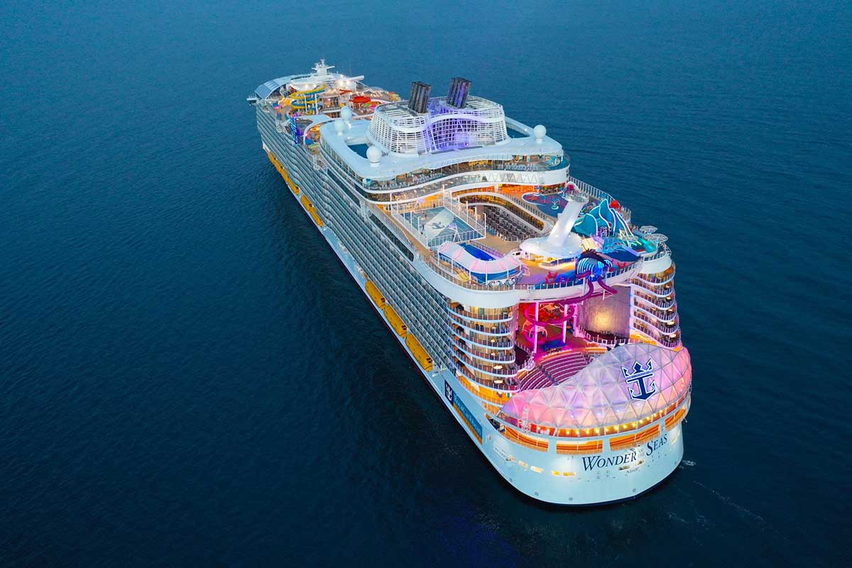 3 Operated by Royal Caribbean Wonder of the Seas is the worlds largest ship 